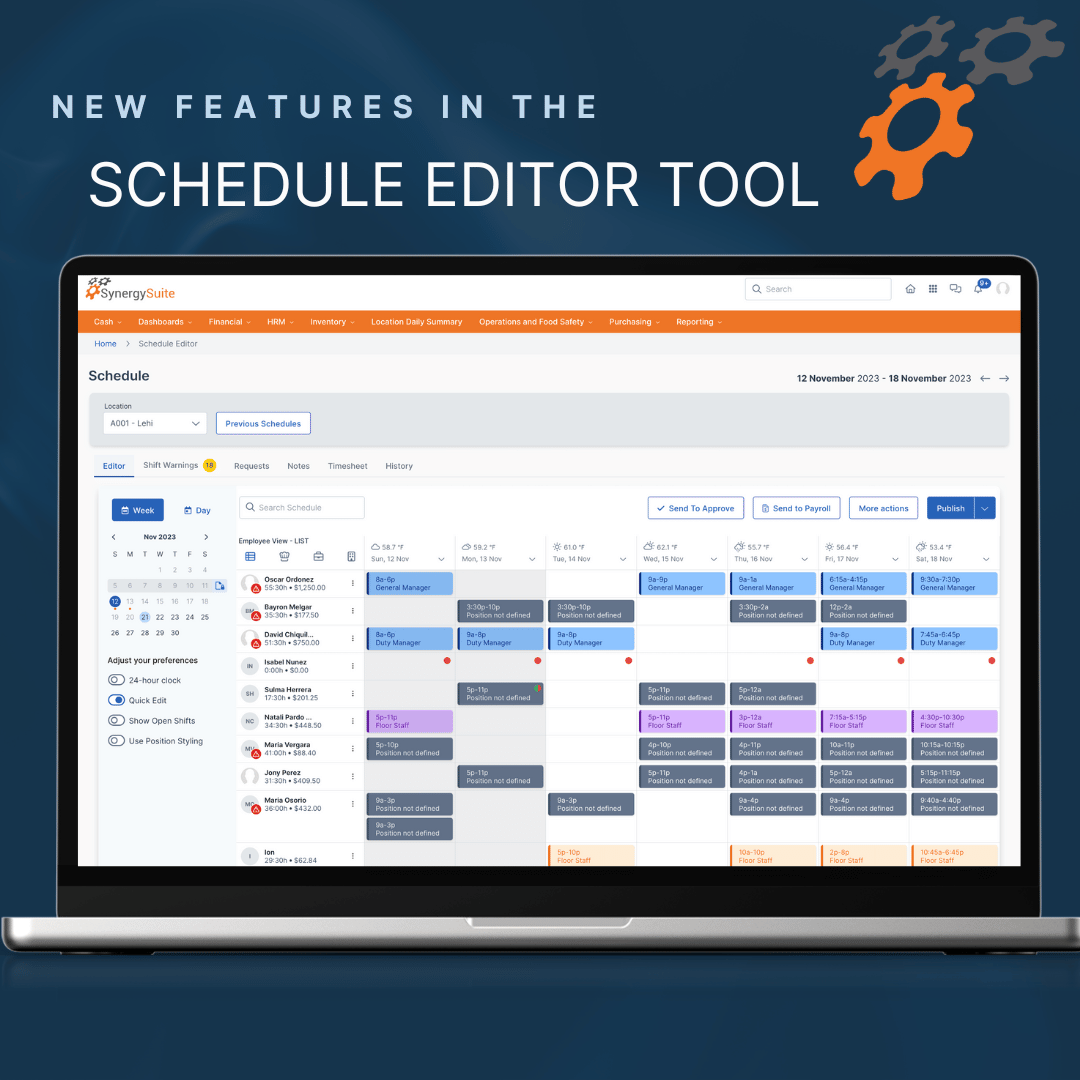 New Features - Schedule Editor Tool Webinar