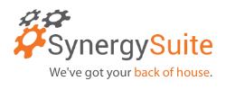 SynergySuite logo plus tagline footer color